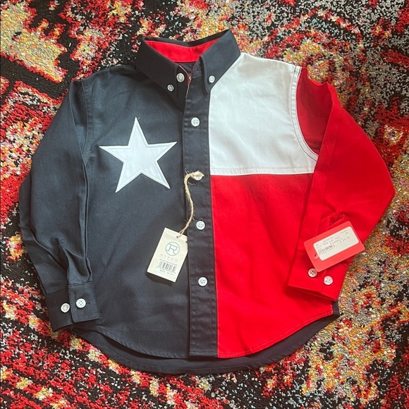 Roper Other - Roper Kids Texas Flag Button Down Shirt